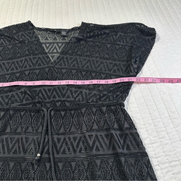 Apt. 9 Women's Elegant Black Swim  Crochet Cover-Up - Picture 5 of 11
